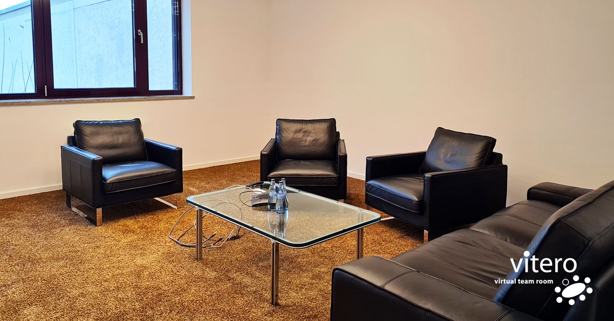 Neuer Besprechungsraum im vitero Bürogebäude