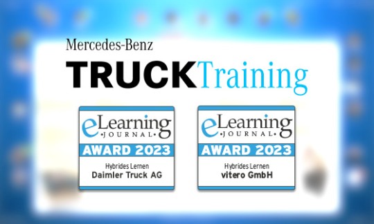 Award in Hybrid learning - Daimler Truck and vitero GmbH