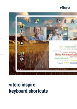 vitero inspire keyboard shortcuts
