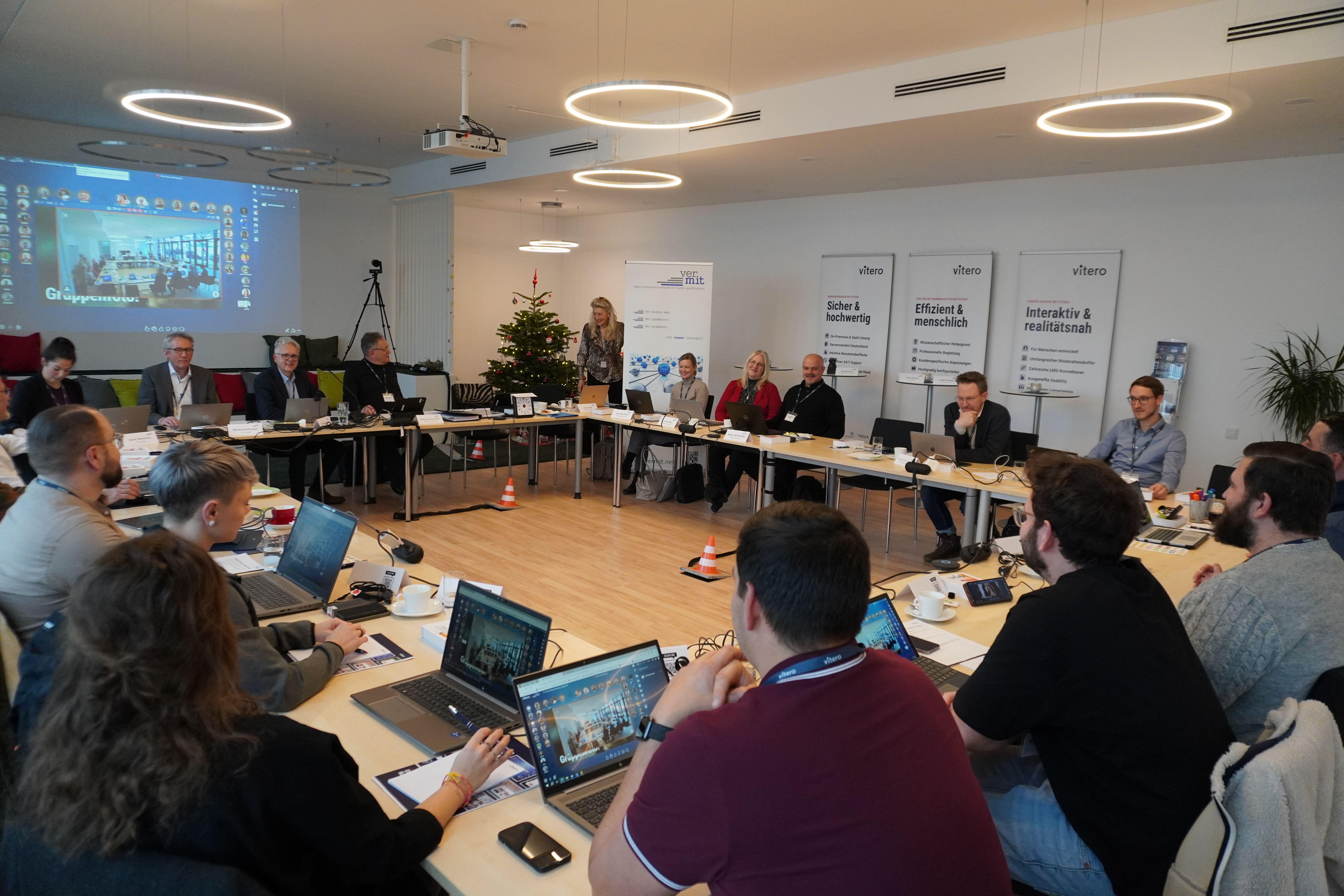 Hybride Veranstaltung vermit & vitero